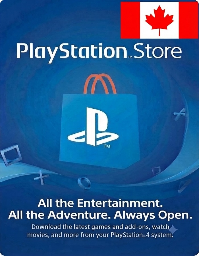 psn-canada PlayStation Network PSN Wallet Topup Gift card CAD CANADA - Image 1
